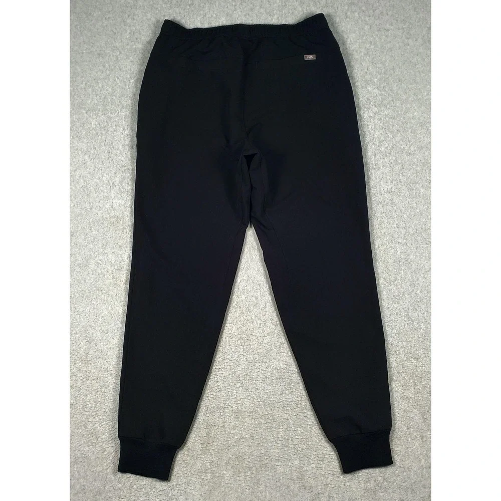 FIGS Jogger Pants Mens Large Black Technical Collection Tansen Scrub Stretch